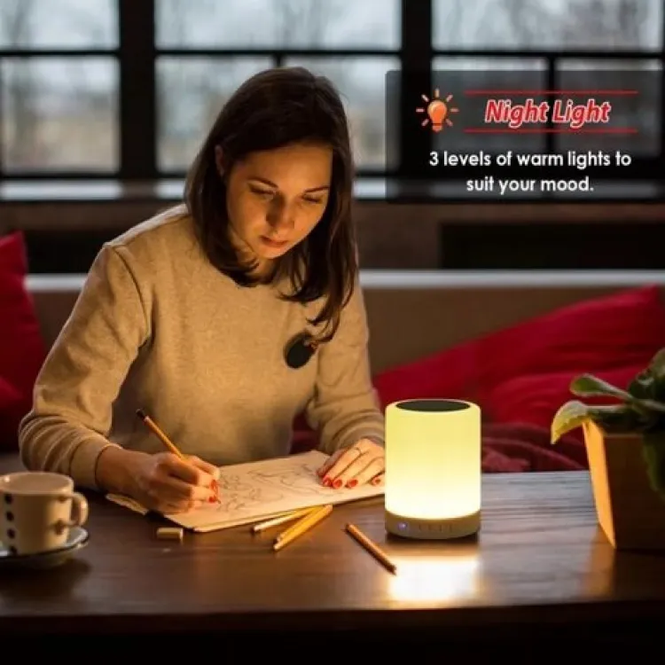 Portable Touch Lamp Bluetooth Speaker - Image 3