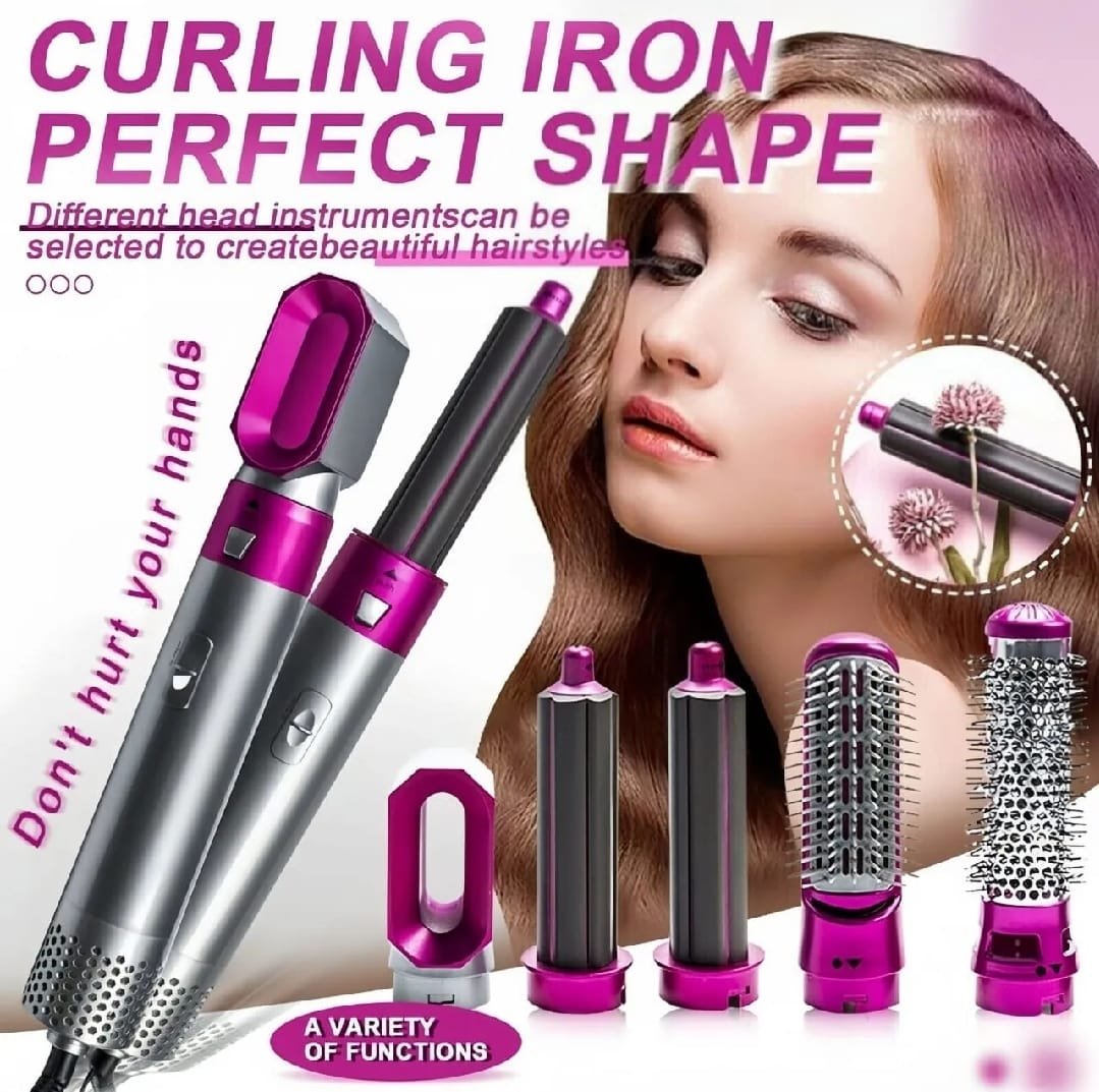 Hair Straightener, Curler, Blow Dryer & Volumizer - Image 3